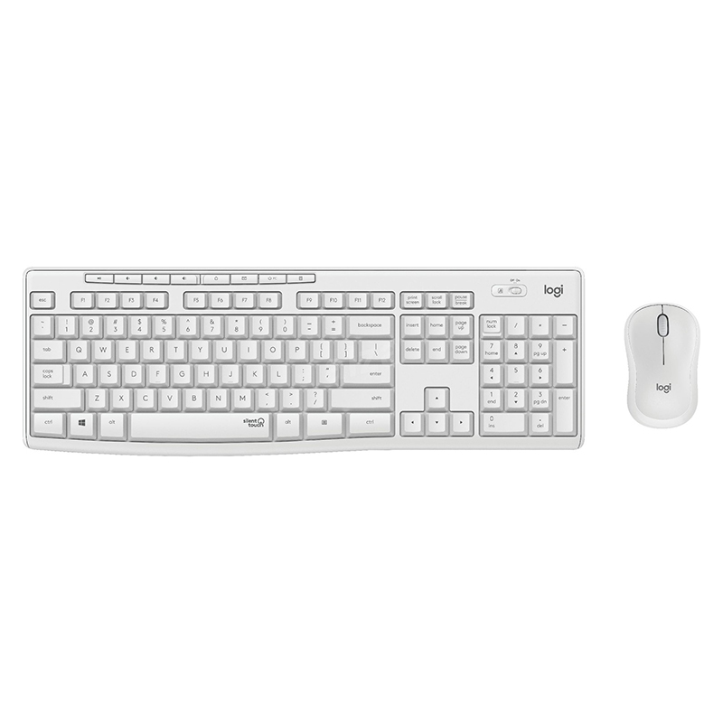 Logitech MK295 Q Tr Beyaz Kablosuz Klavye Mouse Set