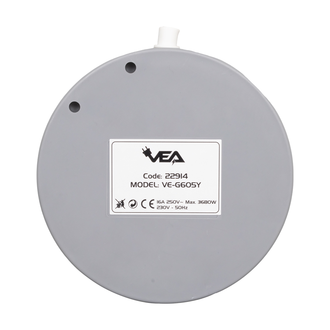Vea VE-G605Y 5'Li Anahtarlı 1.5 Metre Grup Priz