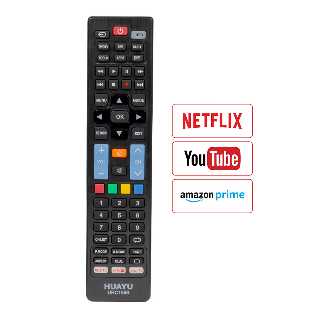 Huayu URC1566 5İn1 Panasonic-Samsung-Philips-Sony-LG Universal LCD-LED TV Kumanda