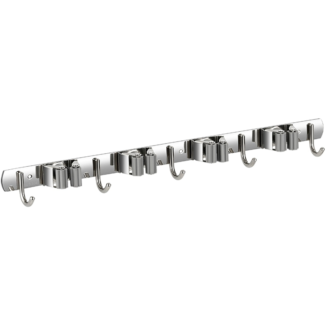 SUNUP SN-26352 ALTI KANCALI BEŞ KLİPSLİ PASPAS-SÜPÜRGE TUTUCU - ASKILIK