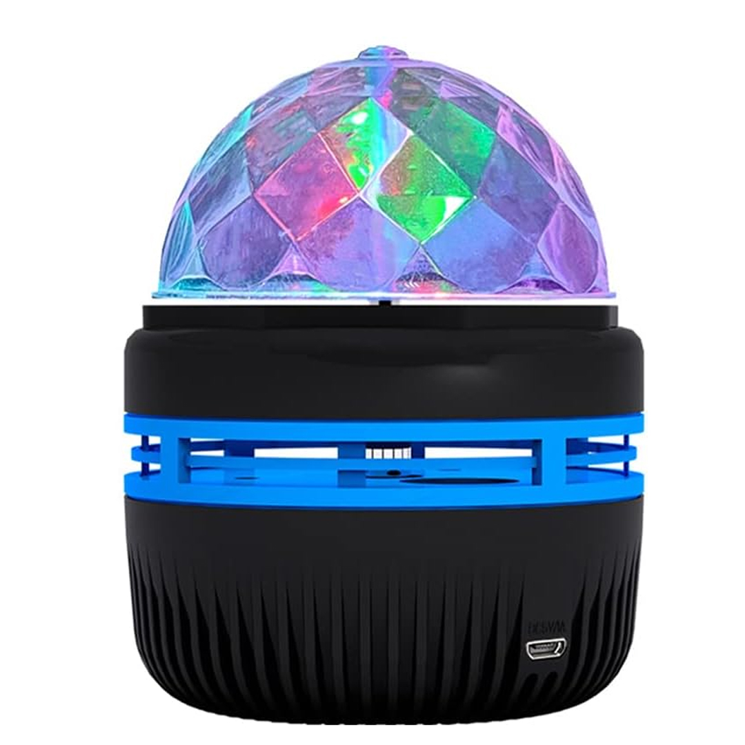 LEDX YQX-6888 MİNİ USBLİ 3W ŞARJLI SİHİRLİ RGB LED DİSKO TOPU