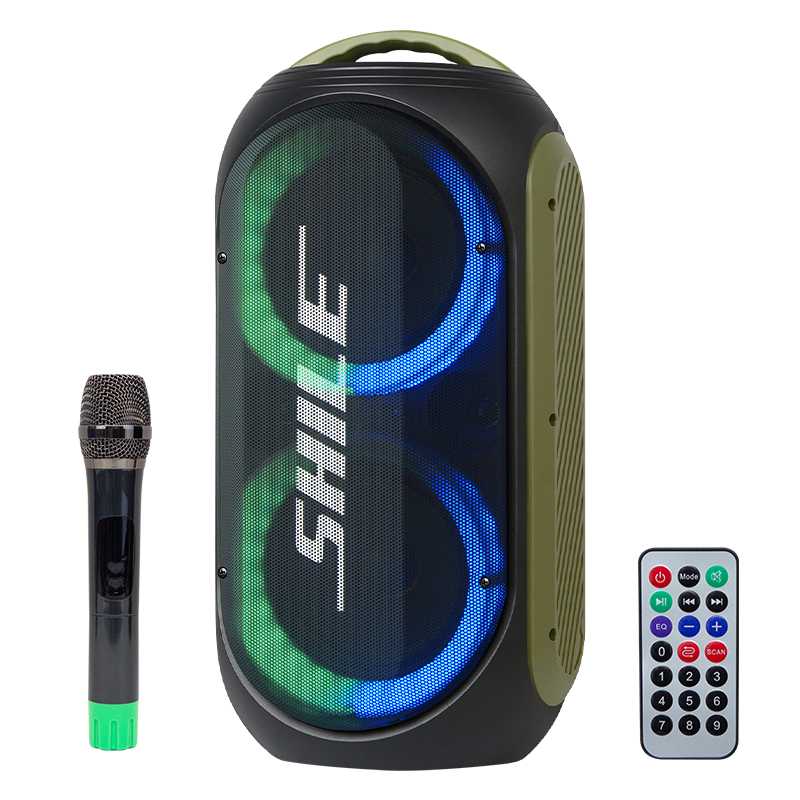 Shile SL-2019 Taşınabilir Profesyonel Bluetooth Parti Hoparlörü – 30W Güçlü Ses, Kablosuz Mikrofon Ve RGB Işık Show