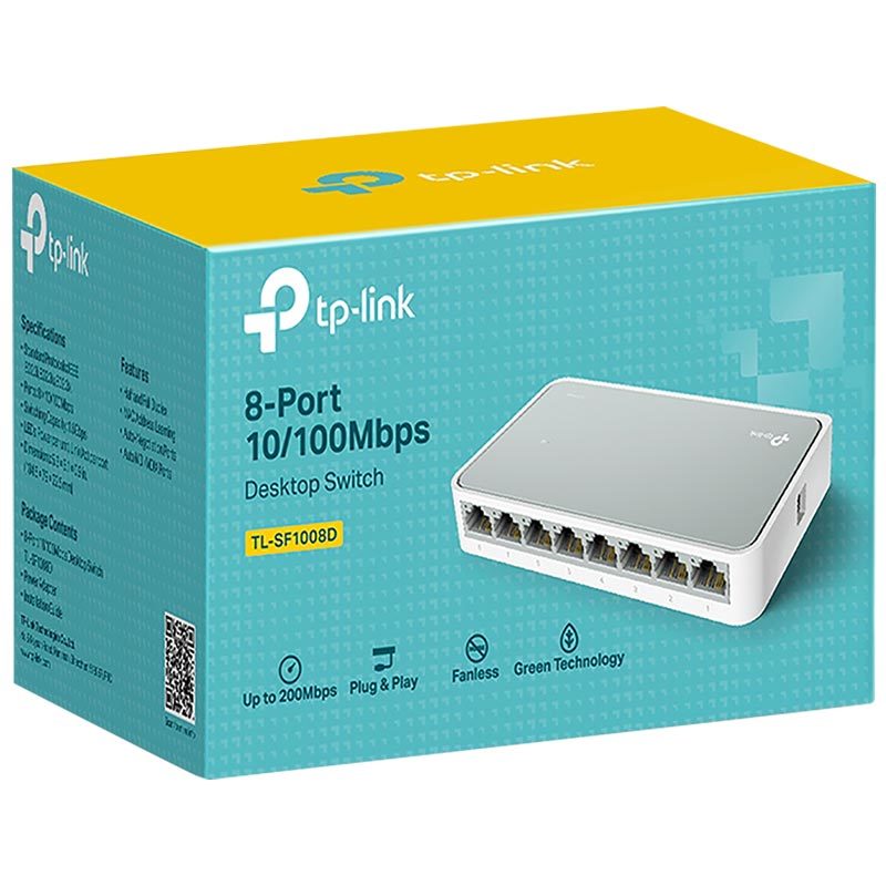 TP-Link TL-SF1008D 8-Portlu 10/100Mbps Masaüstü Switch