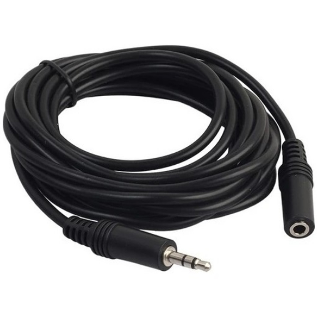 Powermaster 3.5 Mm Stereo Erkek/Dişi 5 Metre Aux Çevirici Uzatma Kablo PM-5758