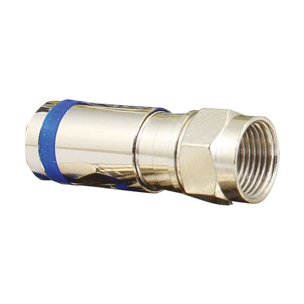 Powermaster PM-6194 Mavi Çizgili Digitürk Sıkmalı F Konnektör