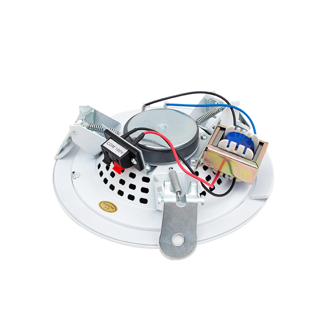 MAGICVOICE MV-6695 15 CM 6 WATT BEYAZ TRAFOLU METAL KASA ALÇIPAN HOPARLÖR (DELİK ÇAPI 15 CM)