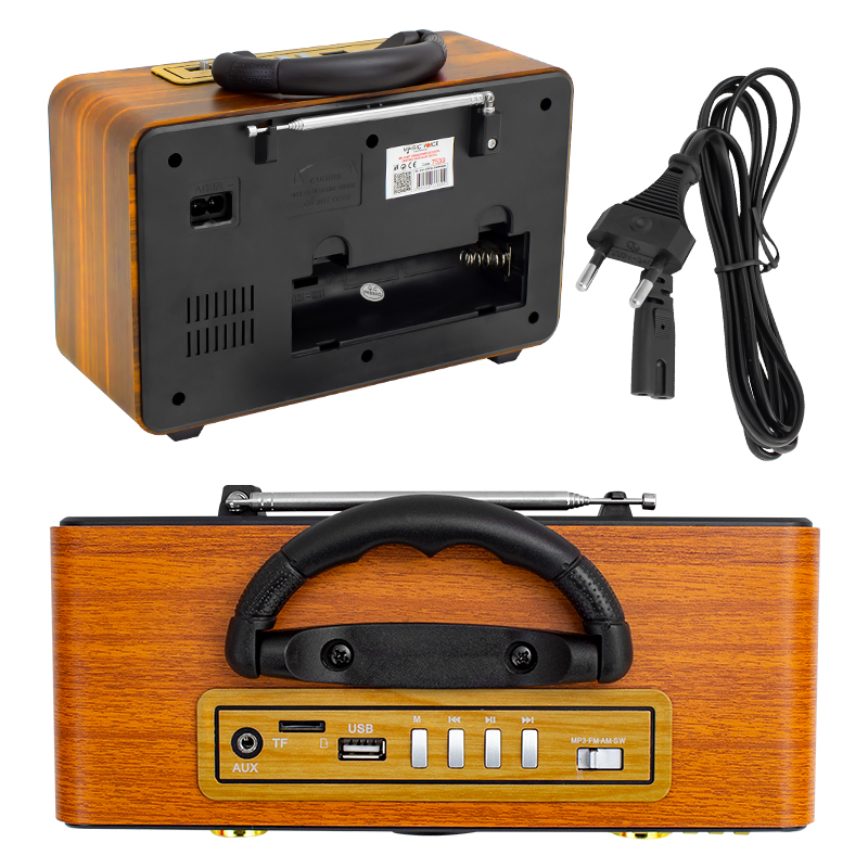 Magicvoice MV-112BT USB - SD - FM - Bluetooth Destekli Nostaljik Radyo