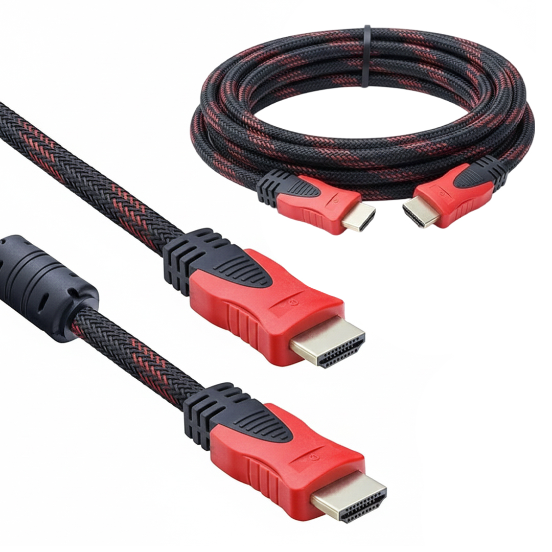 Powermaster PM-8800 3 Metre Yüksek Hızlı 1.4V HDMI Kablosu 1080P-4K-3D Dayanıklı Örgülü Dış Kılıf