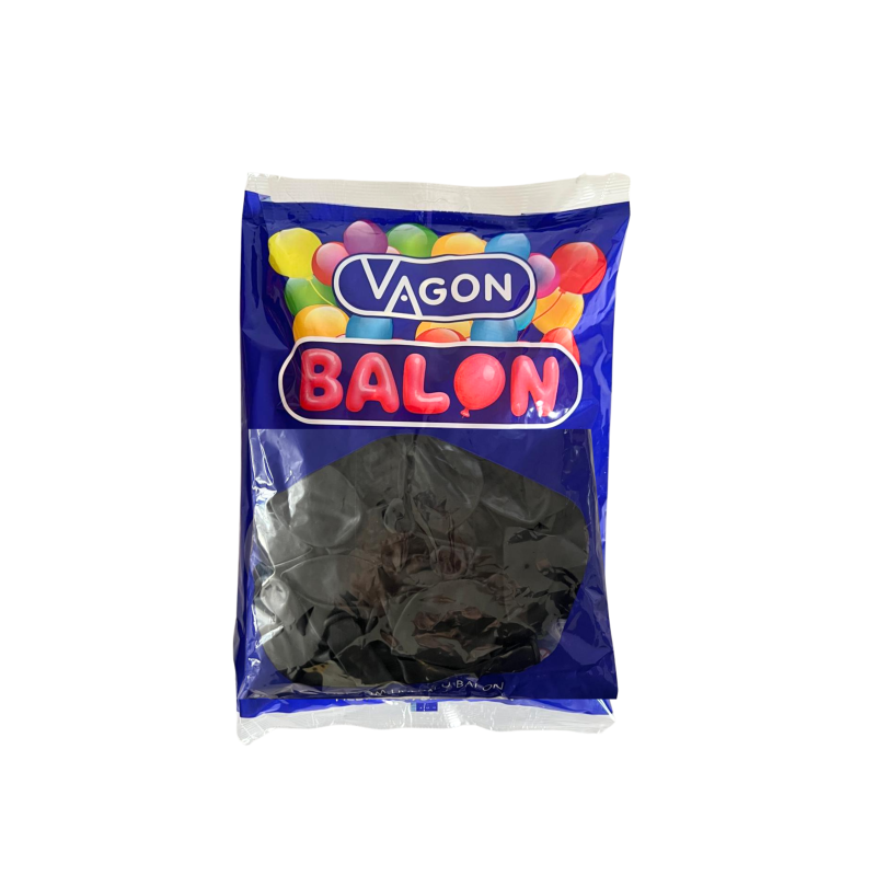 VAGON 8017 SİYAH BALON 100'LÜ *30 >