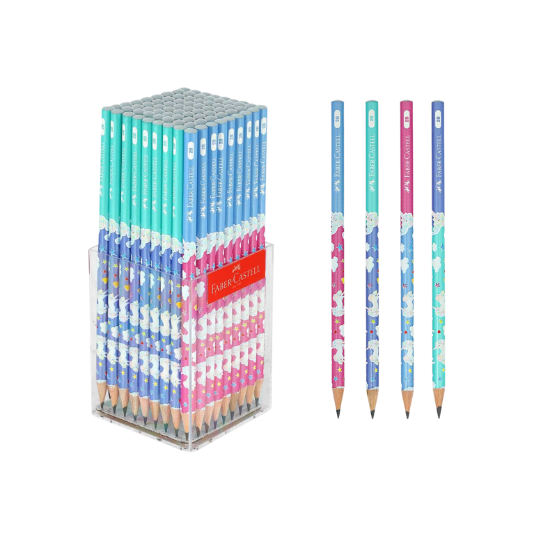 FABER CASTELL UNICORN KURŞUN KALEM 2B 72'Lİ PK