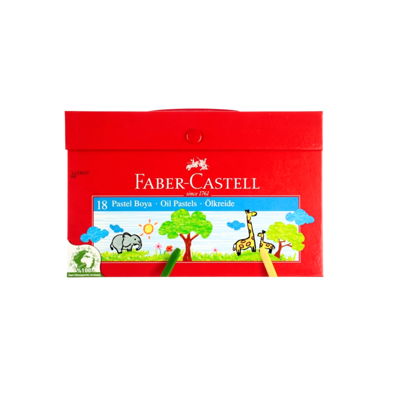 FABER CASTELL BLS ÇANTALI PASTEL BOYA 18 RENK *48