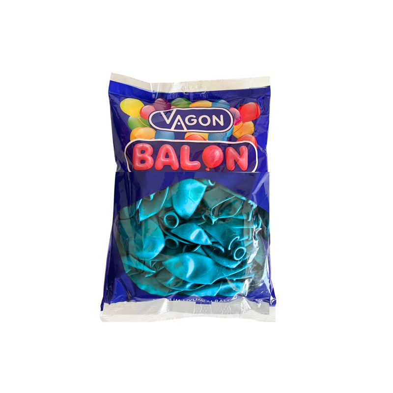 VAGON 8010 MAVİ BALON 100'LÜ >