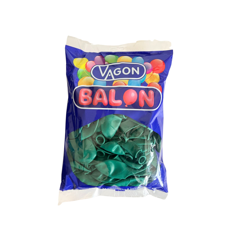VAGON 8009 K.YEŞİL BALON 100'LÜ >