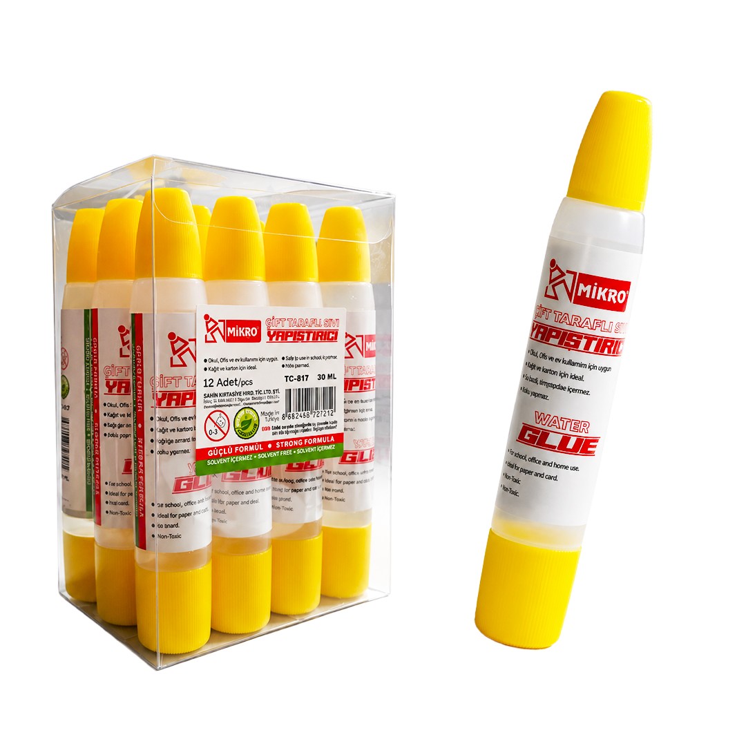 MİKRO TC-817 ÇİFT TARAFLI SIVI YAPIŞTIRICI 12'Lİ