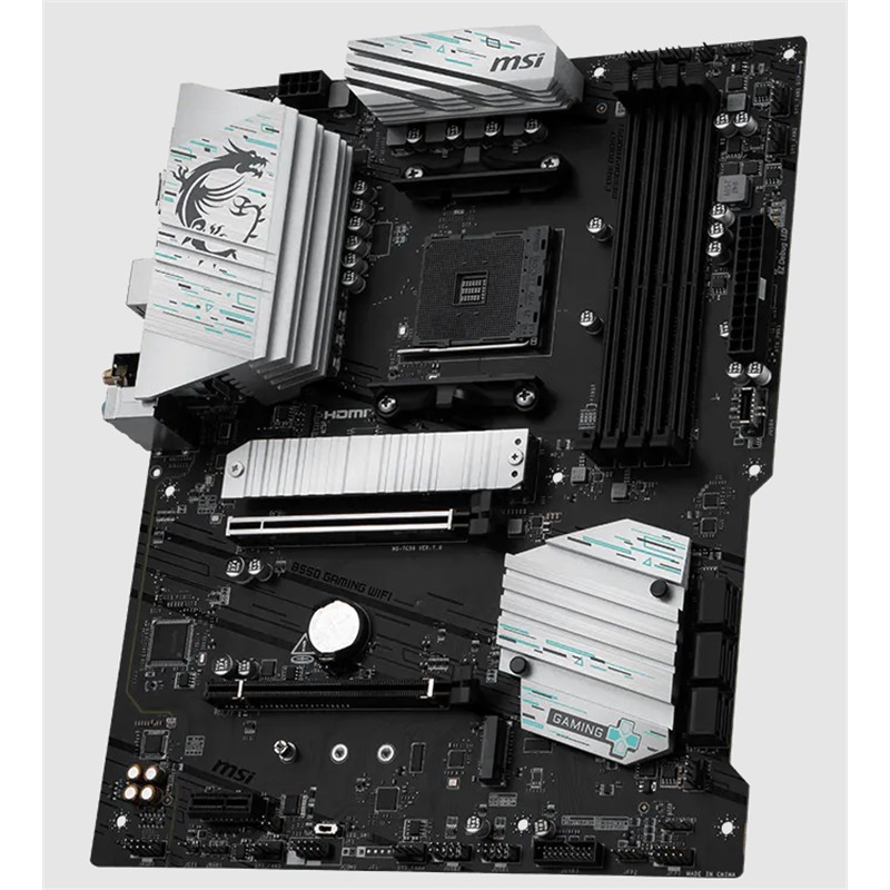 MSI B550 GAMING WIFI DDR4 4866MHZ 1XHDMI 1XDP 2XM.2 USB ATX AM4 (AMD AM4 5000/5000G/4000G/3000 SERİLERİ İLE UYUMLU)