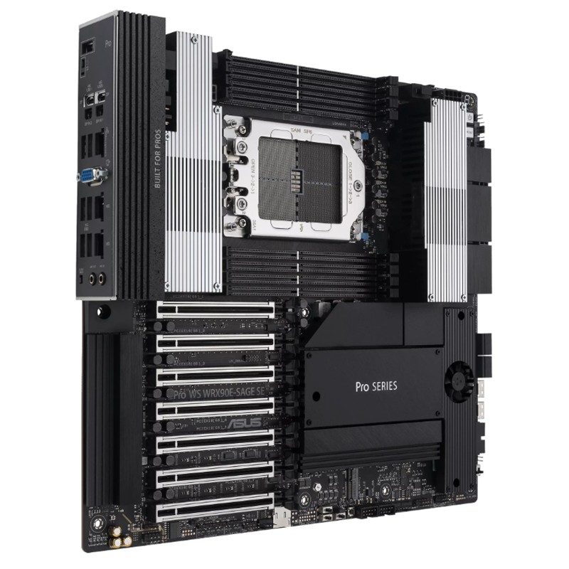 ASUS PRO WS WRX90E-SAGE SE DDR5 VGA 4XM.2 STR5 (AMD THREADRIPPER PRO 7000 WX SERİSİ İŞLEMCİ UYUMU) 