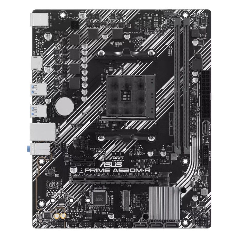 ASUS PRIME A520M-R DDR4 5100MHZ 1XHDMI 1XM.2 USB2.0 MATX AM4 (AMD AM4 5000/4000 /3000 SERİLERİ İLE UYUMLU)