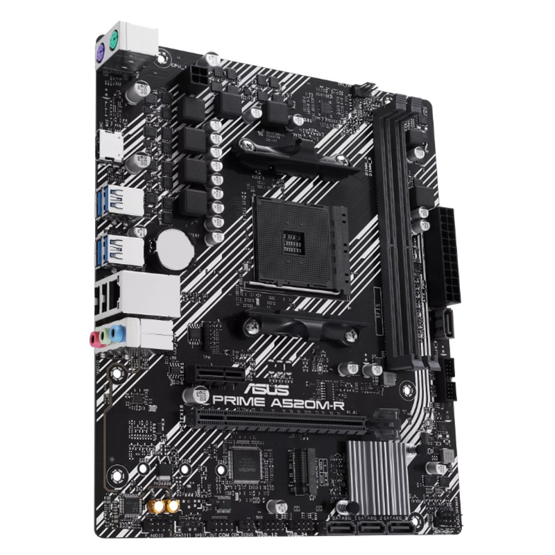 ASUS PRIME A520M-R DDR4 5100MHZ 1XHDMI 1XM.2 USB2.0 MATX AM4 (AMD AM4 5000/4000 /3000 SERİLERİ İLE UYUMLU)