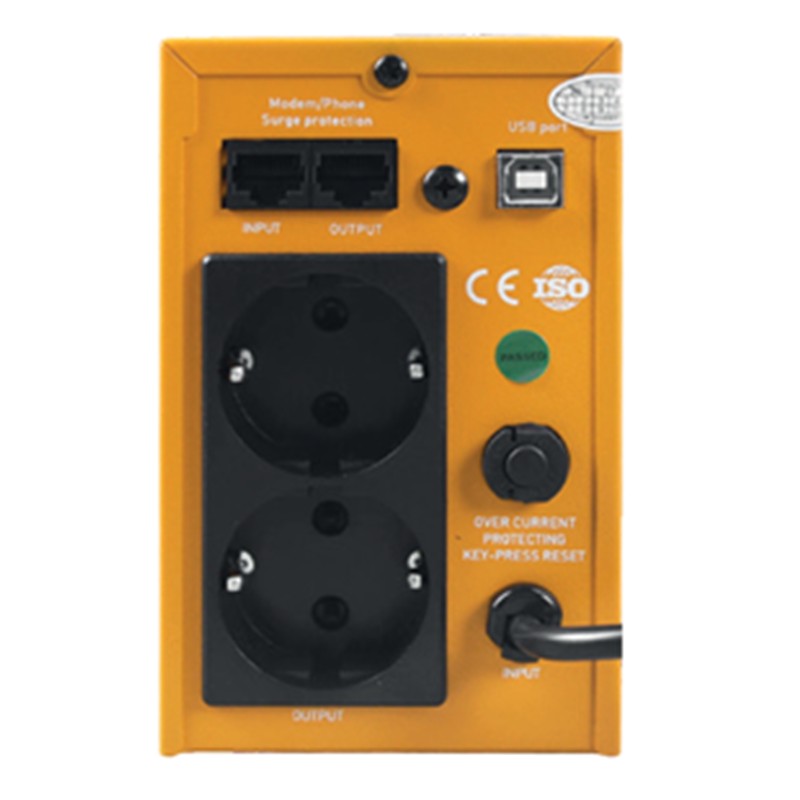 MAKELSAN ROAR 850VA 1F/1F (1X9AH) 5/10DK LINE INTERAKTIF UPS (480W)