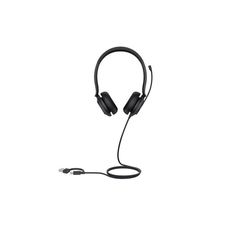 YEALINK UH35 DUAL UC USB-C/A TEAMS UYUMLU ÇİFT TARAFLI TAÇLI KULAKLIK 