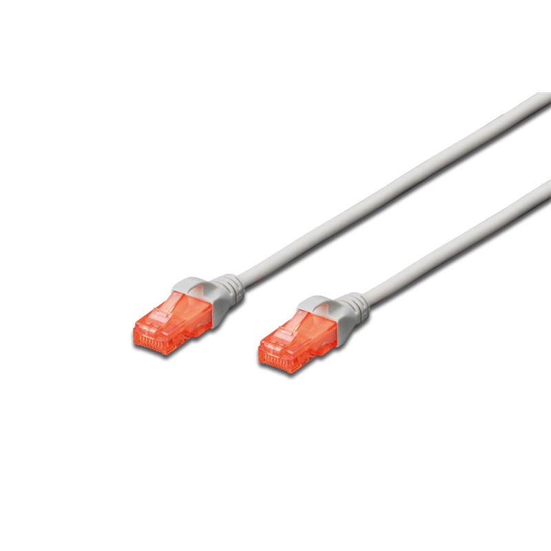 BEEK BC-U60025 CAT6 U/UTP 0,25 METRE AWG26 GRİ RENK LSZH PATCH KABLO