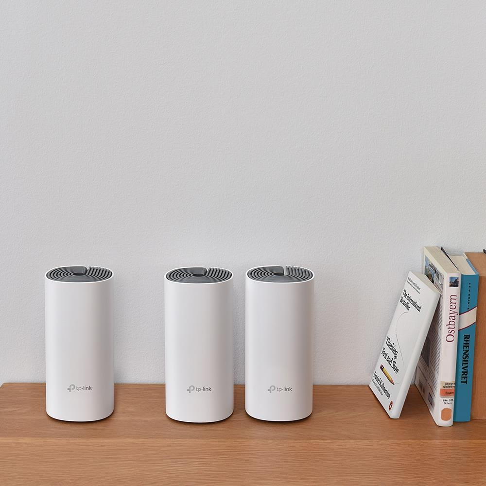 TP-LINK DECO E4 1200MBPS MESH WIFI SİSTEMİ (ÜÇLÜ)