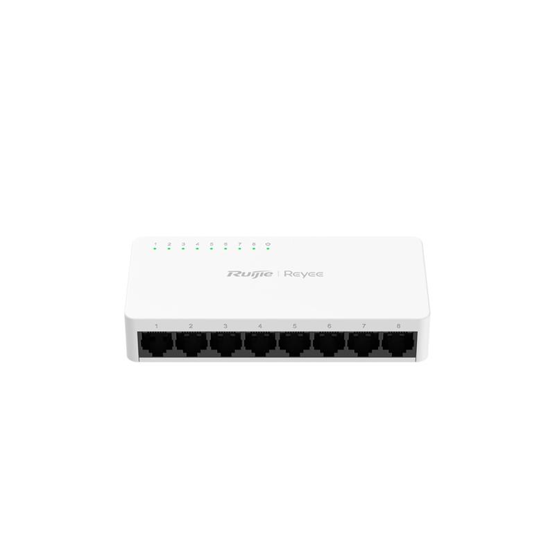 RUIJIE REYEE RG-ES08F 8 PORT 10/100 TAK CALISTIR PLASTIK KASA SWICH 
