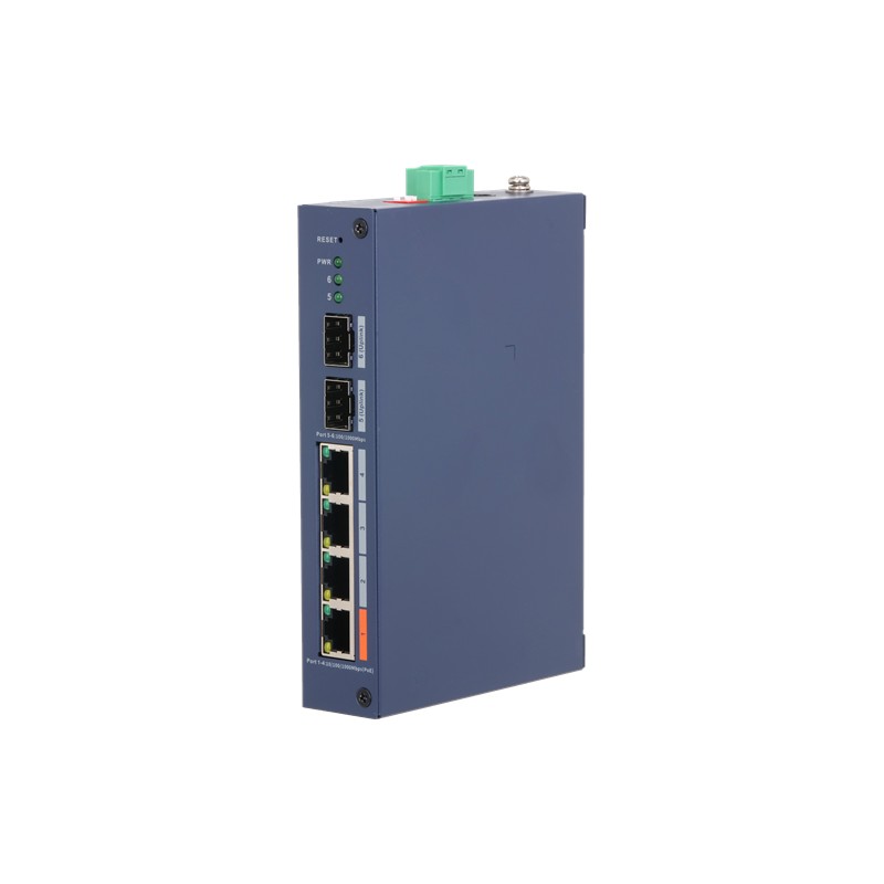 DAHUA CHS4206-4GT-60 4 PORT GIGABIT+2 PORT PORT SFP UPLINK CLOUD YÖNETİLEBİLİR 60W POE ENDÜSTRİYEL SWITCH