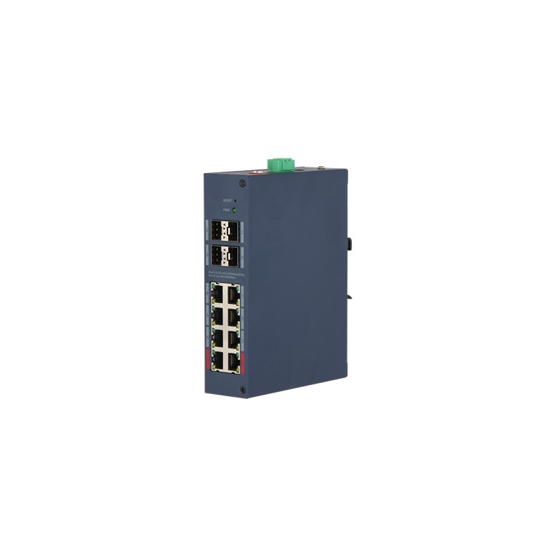 DAHUA CHS4412-8GT-125 8 PORT GIGABIT + 4XGIGABIT SFP UPLINK CLOUD YÖNETİLEBİLİR 125W POE ENDÜSTRİYEL SWITCH