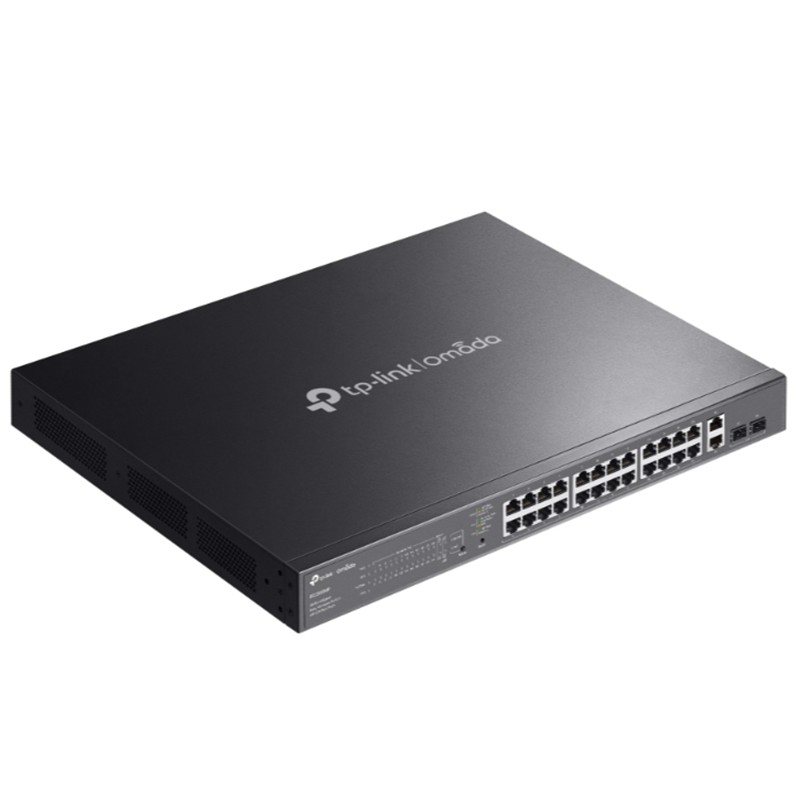 TP-LINK OMADA ES228GMP 24 PORT GIGABIT+ 2XGB SFP+2XGB RJ45 UPLINK CLOUD L2 YÖNETİLEBİLİR 384W POE RACKMOUNT SWITCH