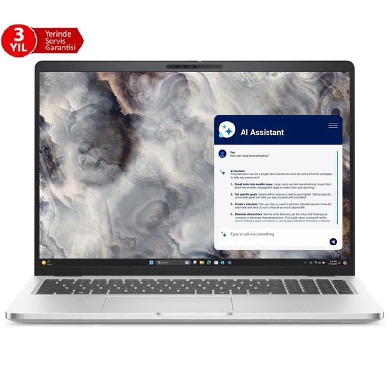 DELL NB PRO 16 ULTRA5 235U 16GB 512SSD DOS BTO105_PC16250_U (3 YIL YERİNDE GARANTİ)