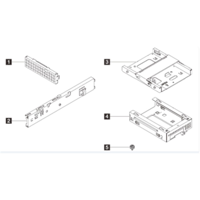 LENOVO ST45 V3 1x3.5 HDD + ODD Cage Kit 4XF7A96626