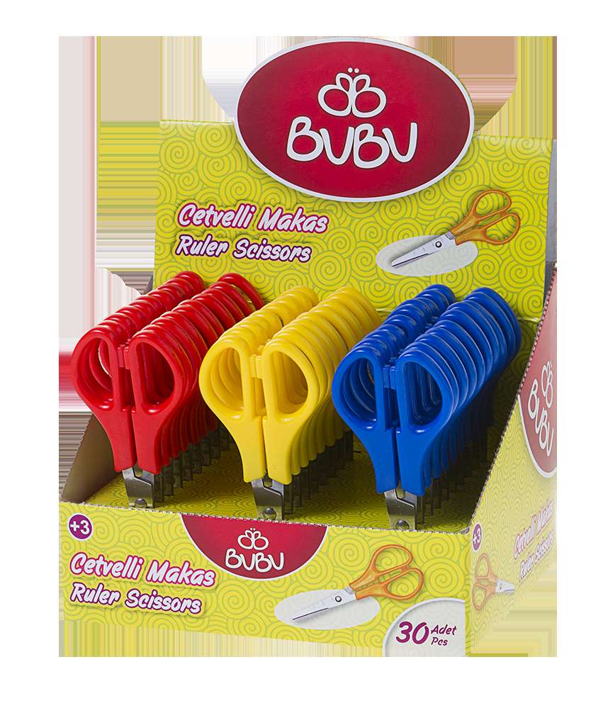 BU-BU MK0002 MAKAS CETVELLİ 30LU KT
