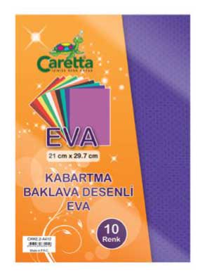 CARETTA CKKE2A410 EVA A4 ÇİÇEK KABARTMALI