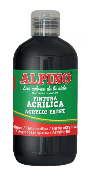 ALPİNO DV-033 AKRİLİK BOYA 250ML SİYAH