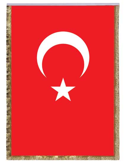 VATAN VT207 SİMLİ MAKAM BAYRAĞI TÜRK 100X150