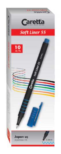 CARETTA 55-14 SOFT LİNER KALEM KAHVERENGİ