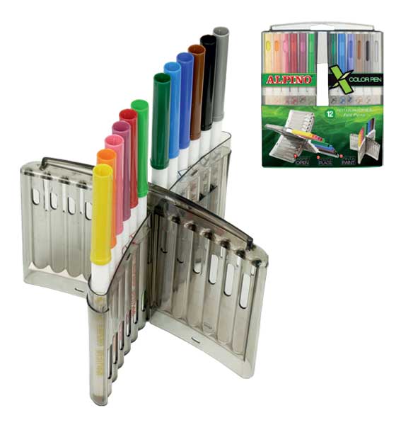 ALPİNO AR-135 COLOR PEN KEÇELİ KALEM 12Lİ