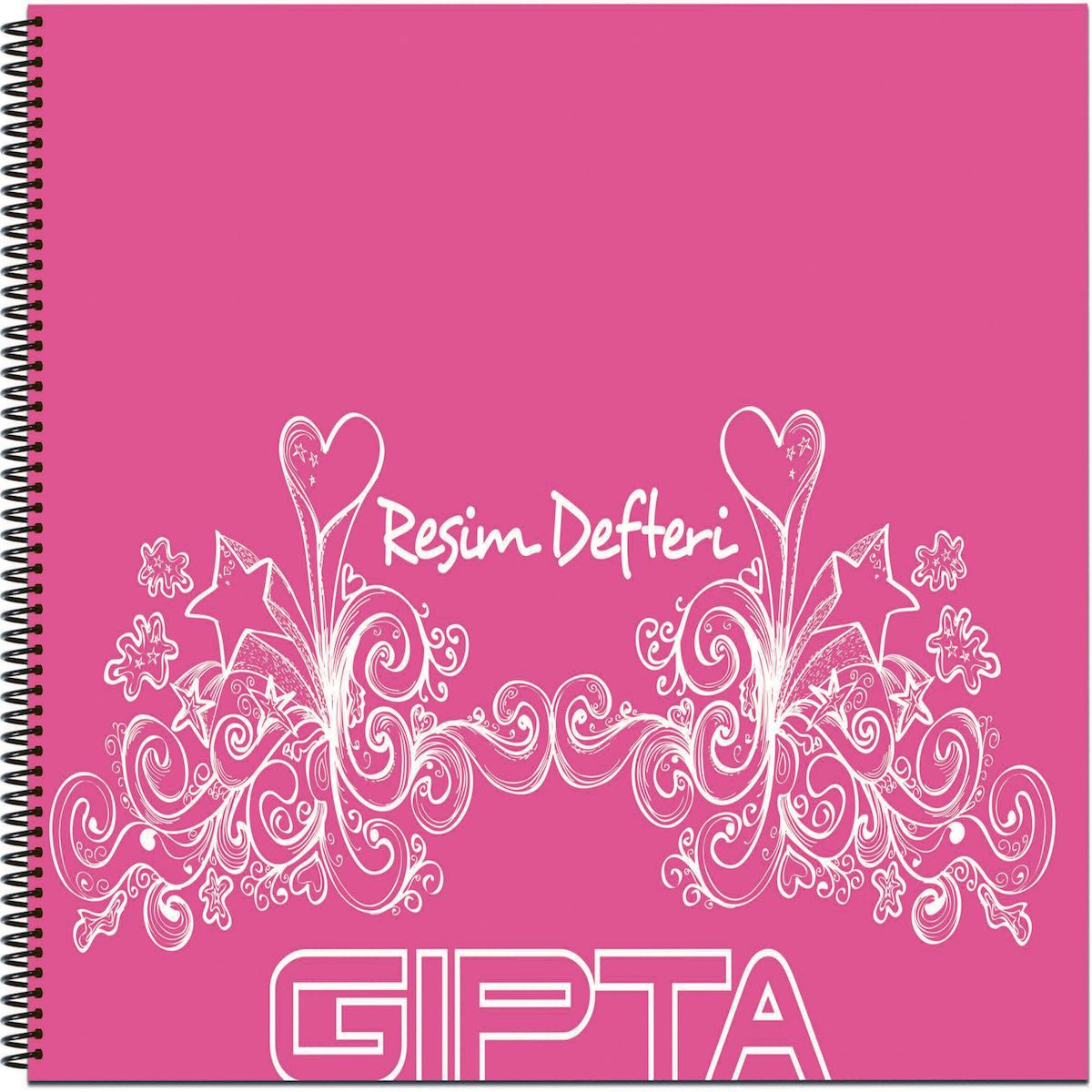 GIPTA 2076 RESİM DEFTERİ 17X24 SPİRALLİ PP KPK 25YP
