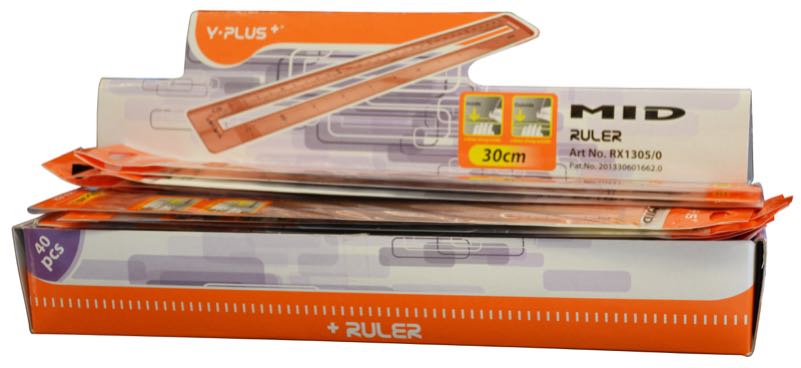 YPLUS RX1305/0 CETVEL MID 30CM 40LI KT
