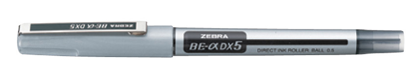 ZEBRA DX5 ROLLER KALEM 05MM SİYAH