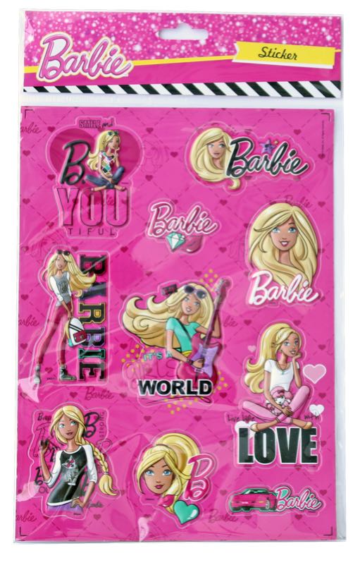 DOLPHİN B-4673 BARBİE 3D STİCKER