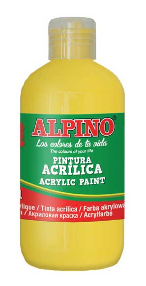 ALPİNO DV-021 AKRİLİK BOYA 250ML SARI