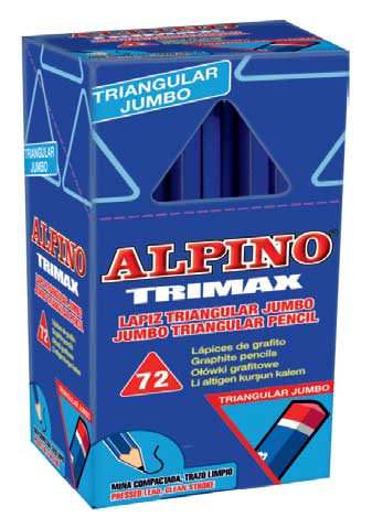 ALPİNO JU-017 TRİMAX KURŞUN KALEM 72Lİ KT