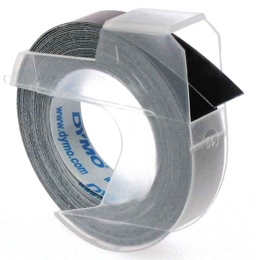 DYMO 520109 KABARTMA ŞERİT 9X3M SİYAH
