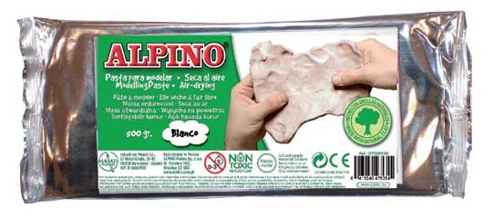 ALPİNO DP-000104 SERAMİK HAMURU 500GR BEYAZ