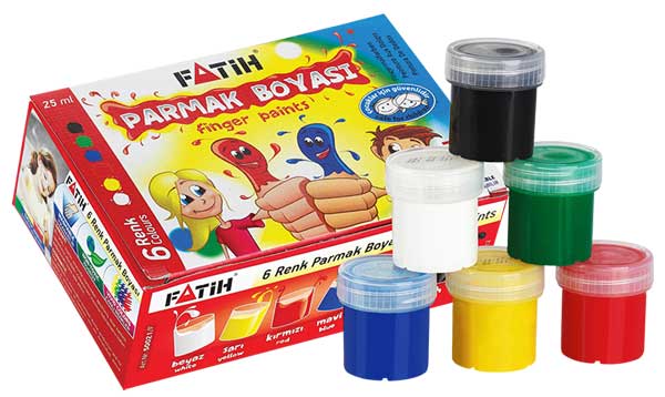 FATİH 50021 PARMAK BOYASI 6 RENK