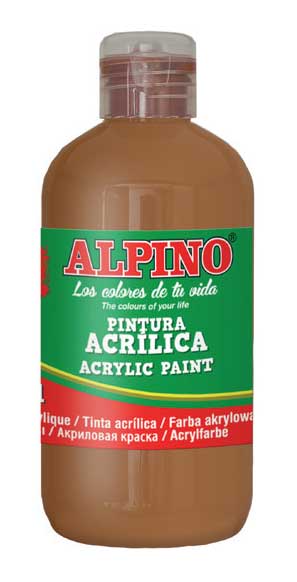 ALPİNO DV-0210 AKRİLİK BOYA 250ML KAHVERENGİ
