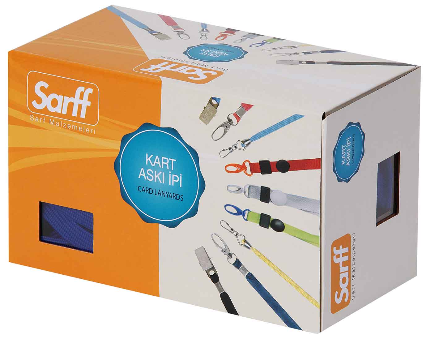 SARFF 15311212 METAL KLİPSLİ ASKI İPİ GRİ 50Lİ KT