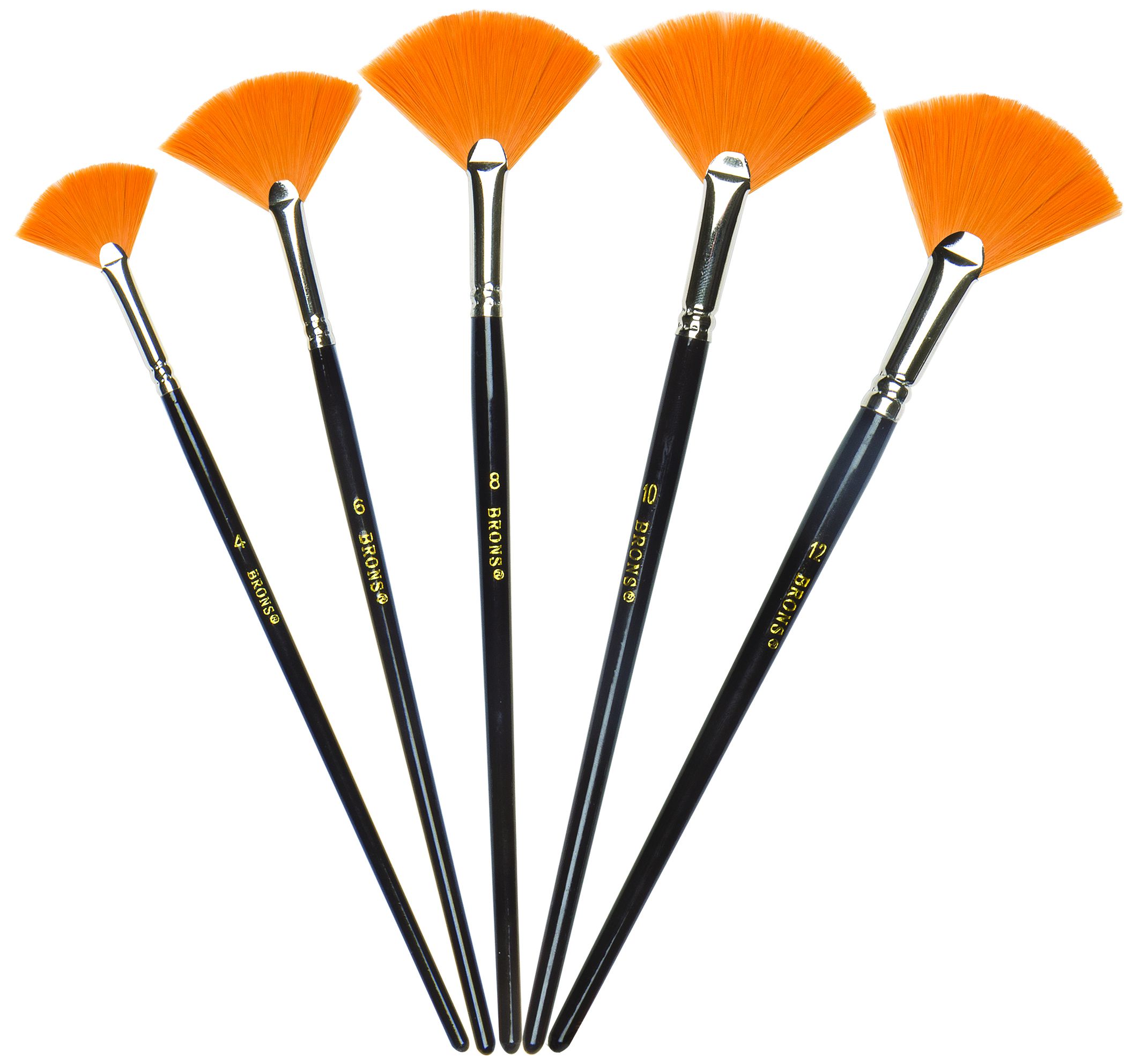 BRONS BR-608 YELPAZE YAĞLI BOYA FIRÇASI NO:12